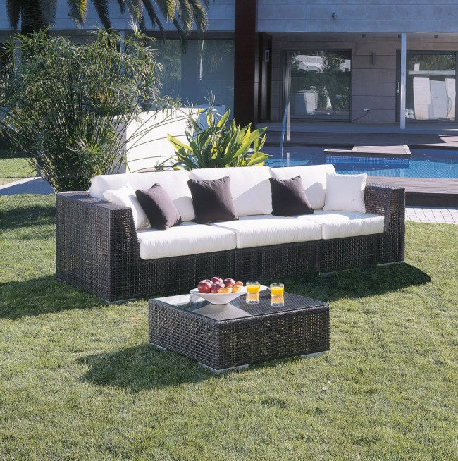 Hospitality Rattan Atlantis 3-Piece Modular Sofa