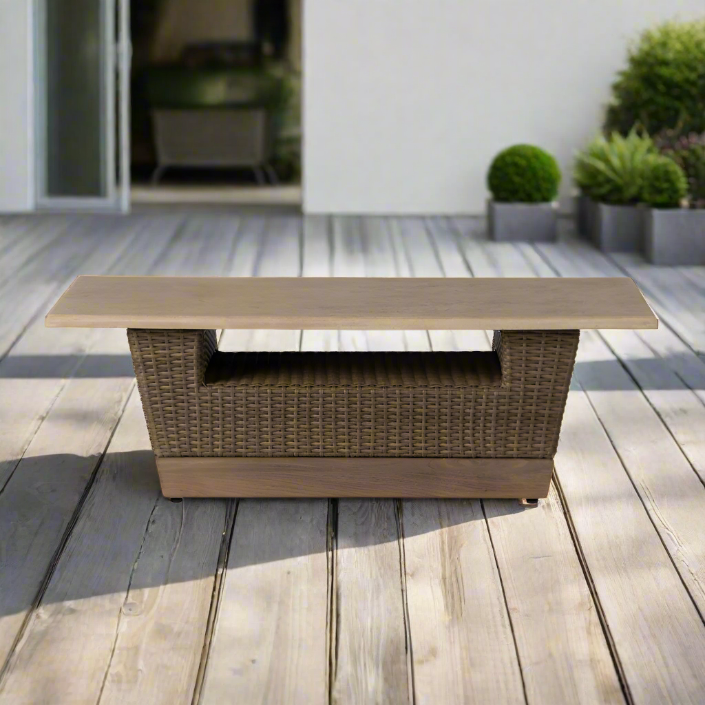 Lloyd Flanders Charisma 48" Rectangular Cocktail Table