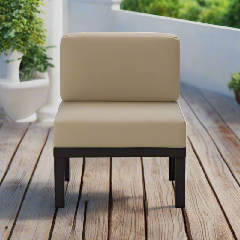 Telescope Casual Larssen Cushion Aluminum Outdoor Armless Section
