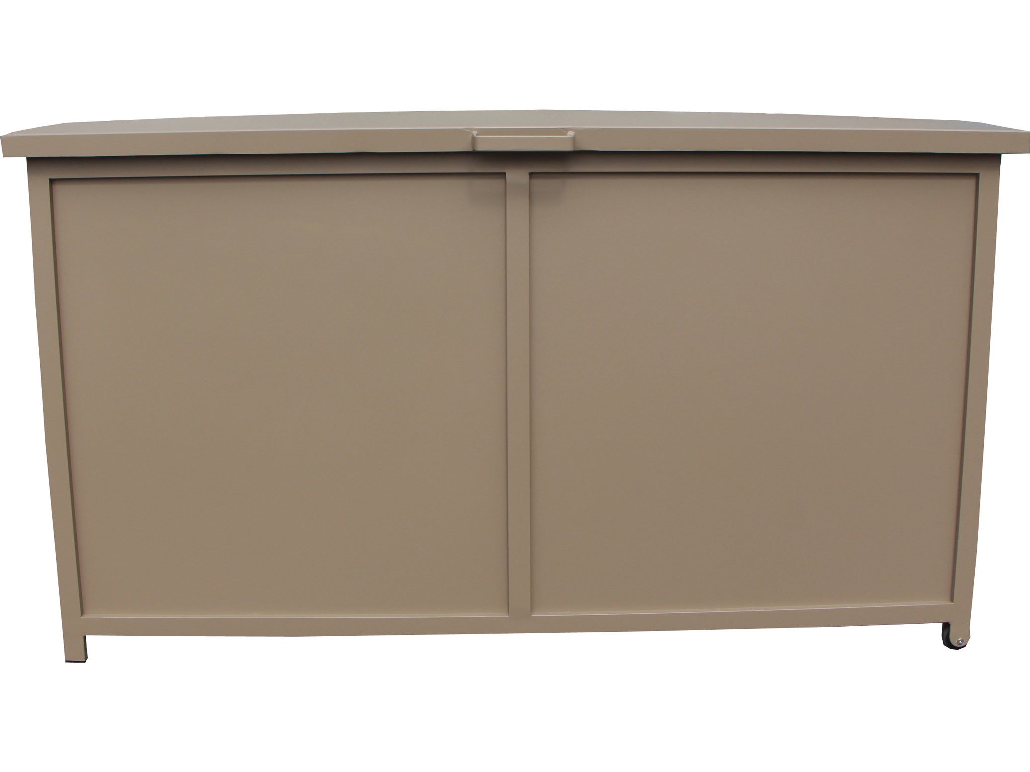 Alfresco Home The Yacht Sand Dollar Aluminum Storage/Cushion Cabinet