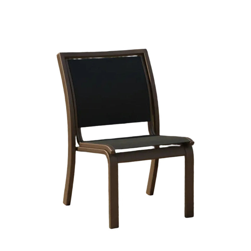 Telescope Casual Kendall Sling Aluminum Outdoor Stacking Armless Café Chair