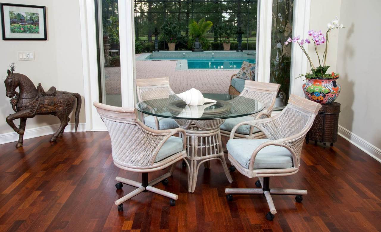 Alexander & Sheridan Bermuda 5 Piece Rattan Indoor Dining Set