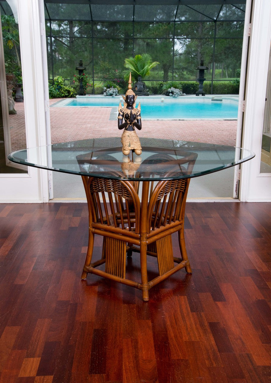 Alexander & Sheridan Bridgeport Rattan Indoor Dining Table