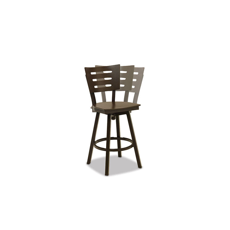 Telescope Casual Avant MGP Aluminum Outdoor Balcony Height Armless Swivel Stool