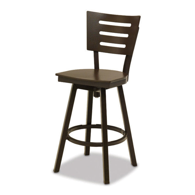 Telescope Casual Avant MGP Aluminum Outdoor Balcony Height Armless Swivel Stool
