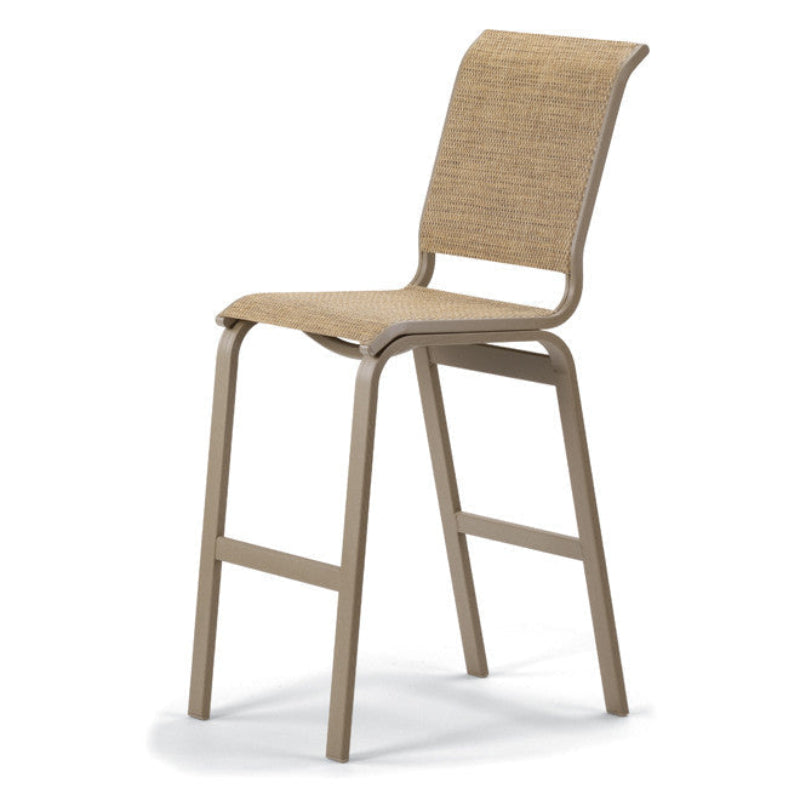 Telescope Casual Aruba II Aluminum Sling Outdoor Bar Height Armless Chair