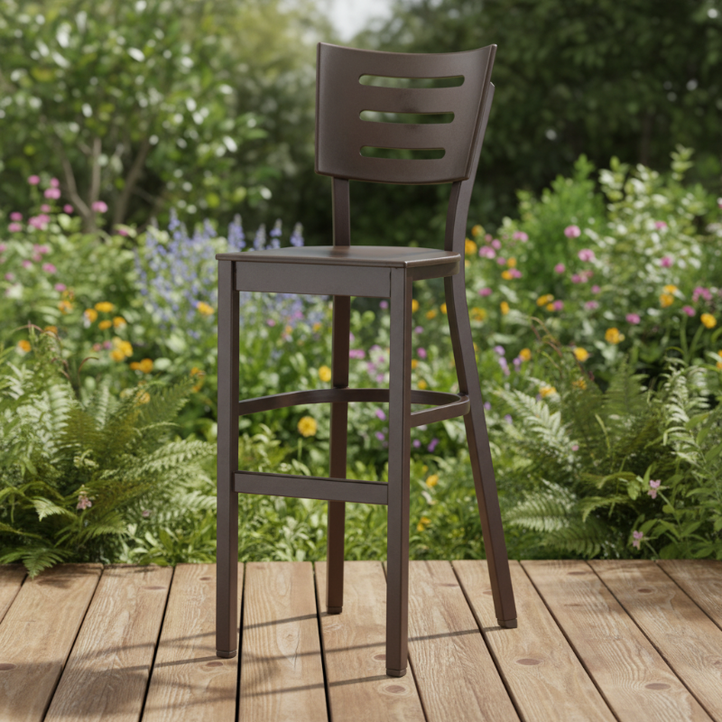Telescope Casual Avant MGP Aluminum Outdoor Bar Height Armless Chair