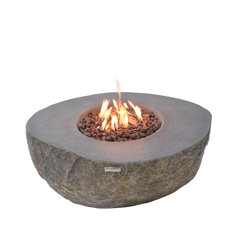 Elementi Boulder Fire Pit Table