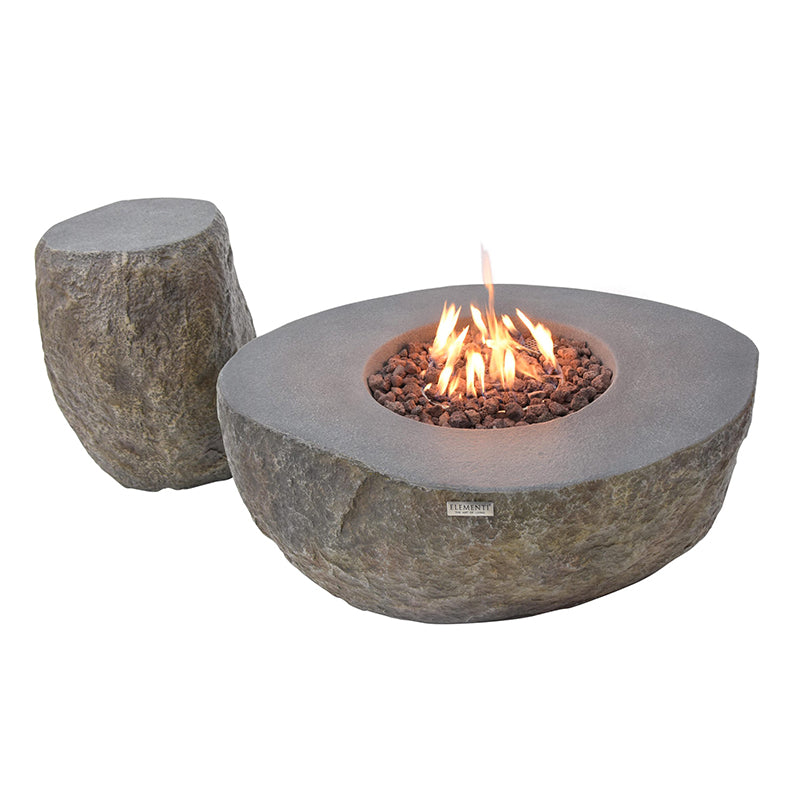 Elementi Boulder Fire Pit Table