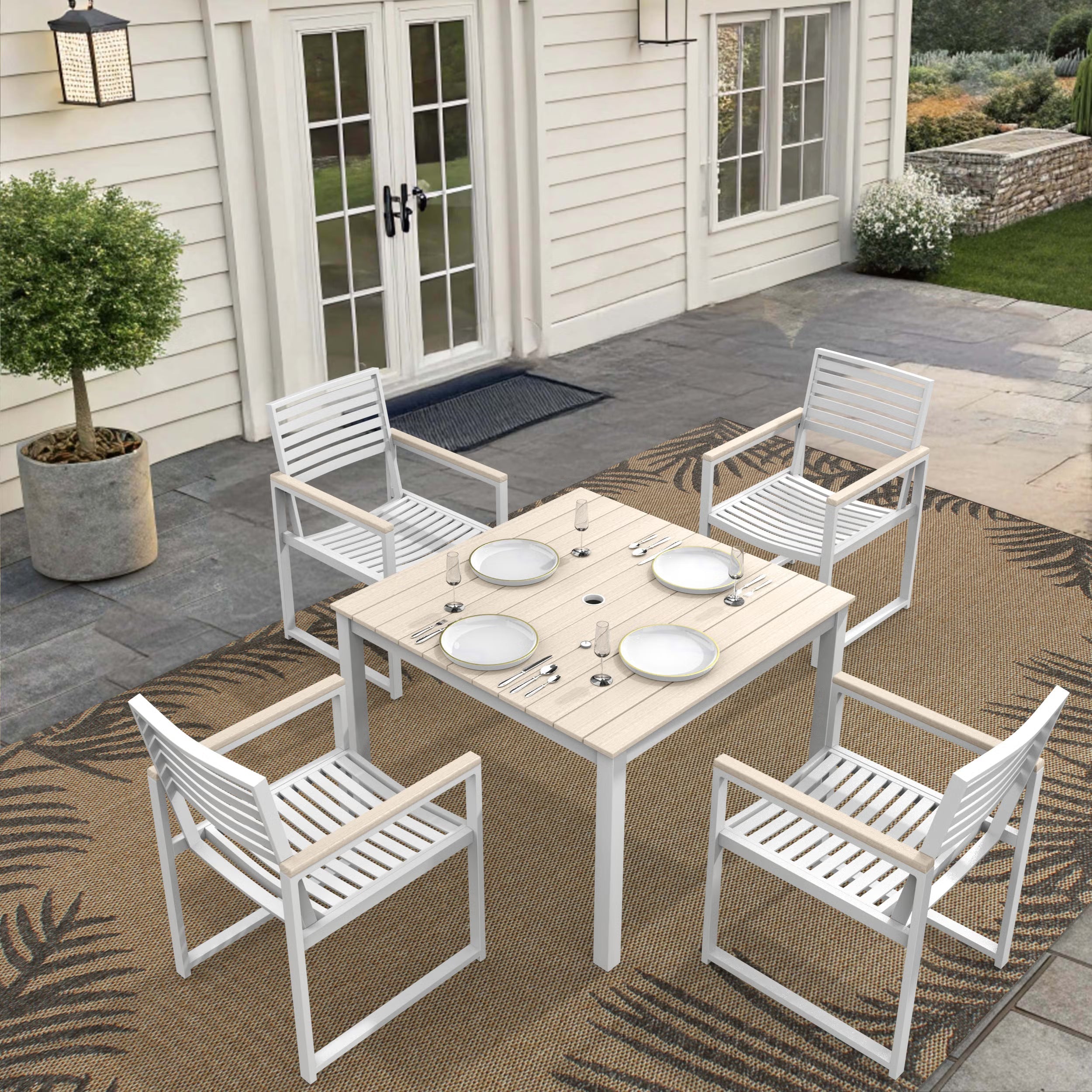 NorthCape International Brighton 4-Seater Patio Dining Set