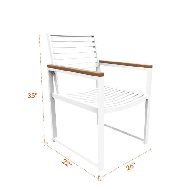 NorthCape International Brighton Patio Dining Chair