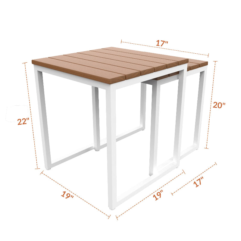 NorthCape International Brighton Patio Nesting Table