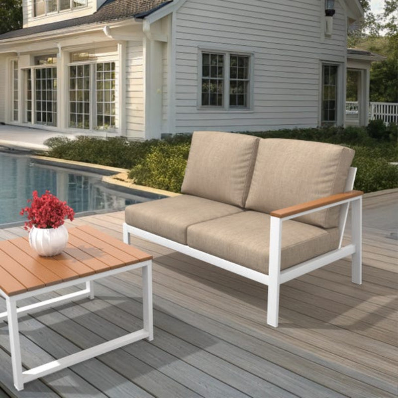 NorthCape International Brighton Patio Sectional Left Arm Loveseat