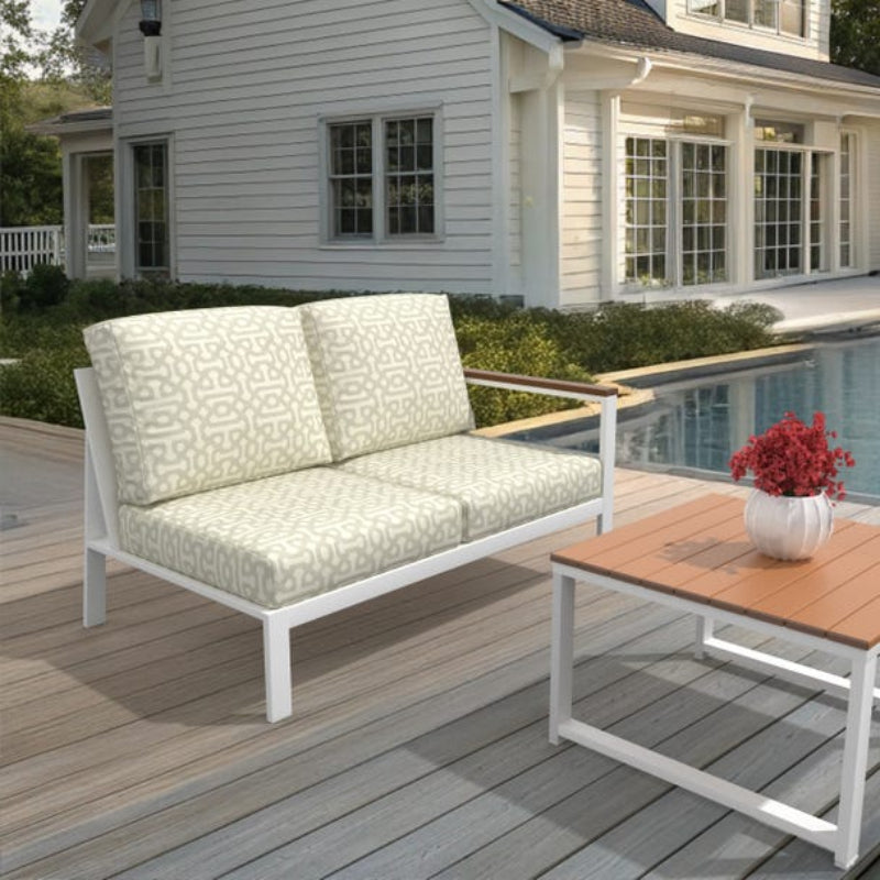 NorthCape International Brighton Patio Sectional Left Arm Loveseat