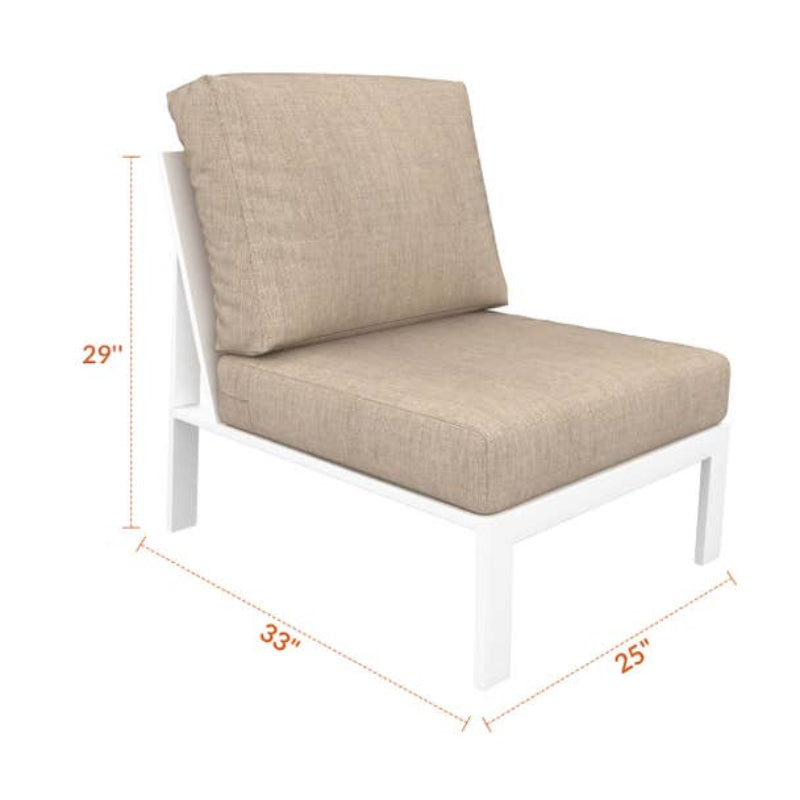NorthCape International Brighton Patio Sectional Middle Chair