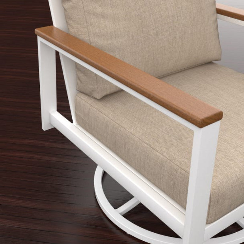NorthCape International Brighton Patio Swivel Rocking Chair