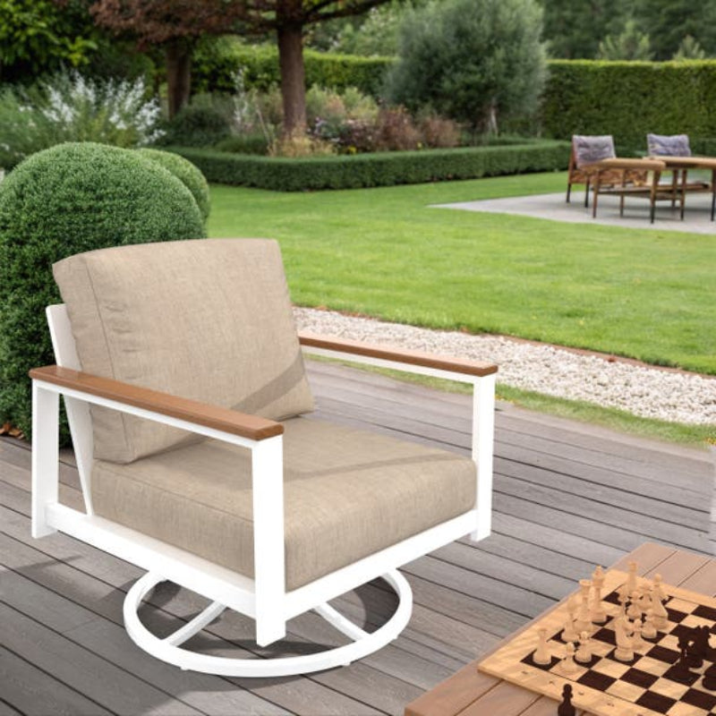 NorthCape International Brighton Patio Swivel Rocking Chair