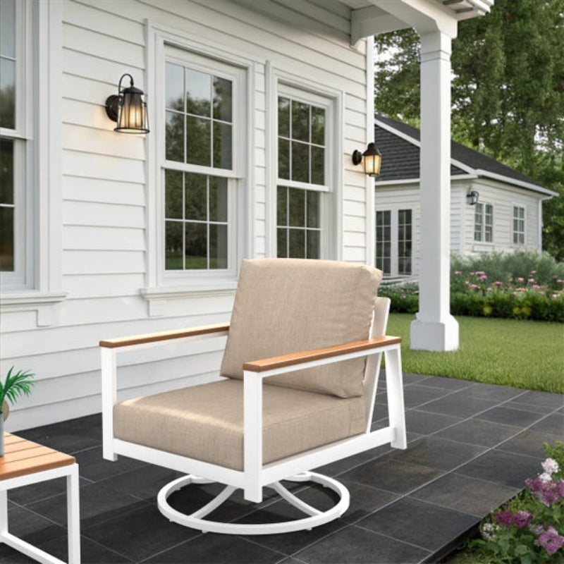 NorthCape International Brighton Patio Swivel Rocking Chair