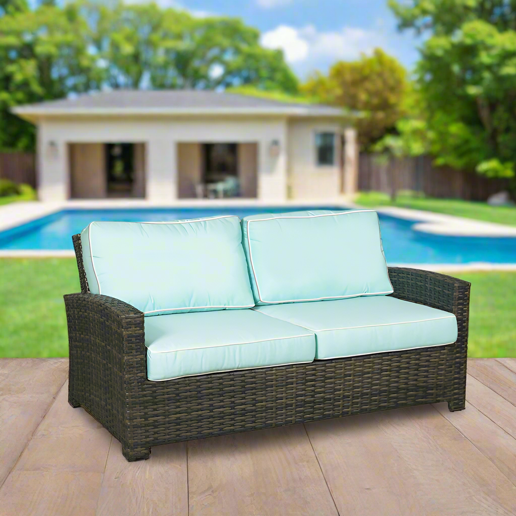 Forever Patio Brookside Wicker Loveseat