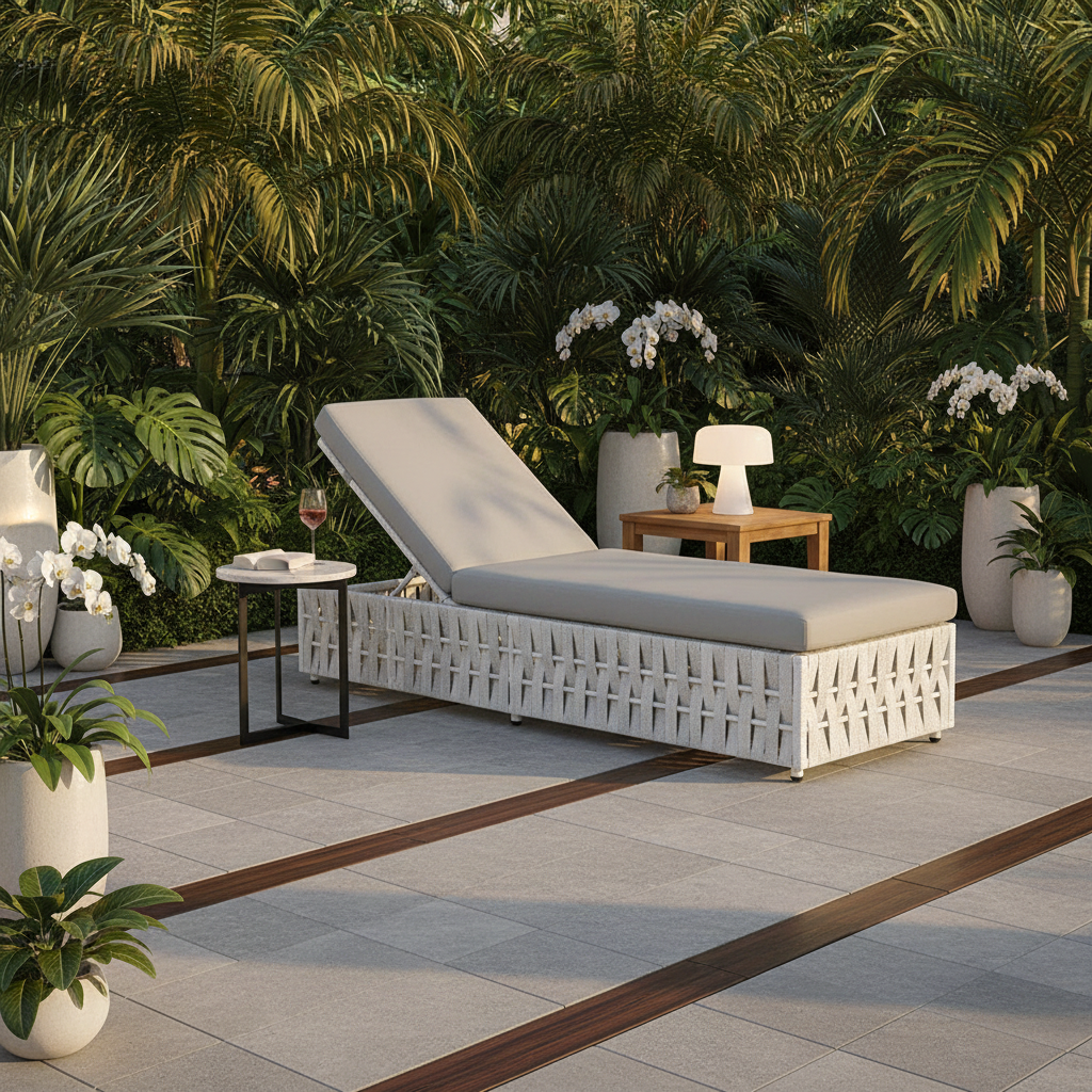 DecoScape Scorpio Armless Chaise Lounge