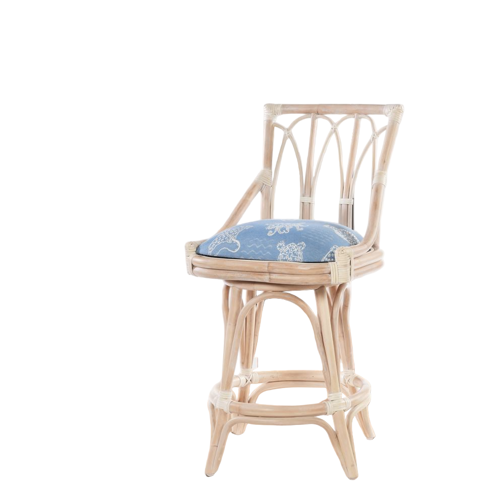 Alexander & Sheridan Cuba Rattan Indoor 3 Piece Pub Set Armless