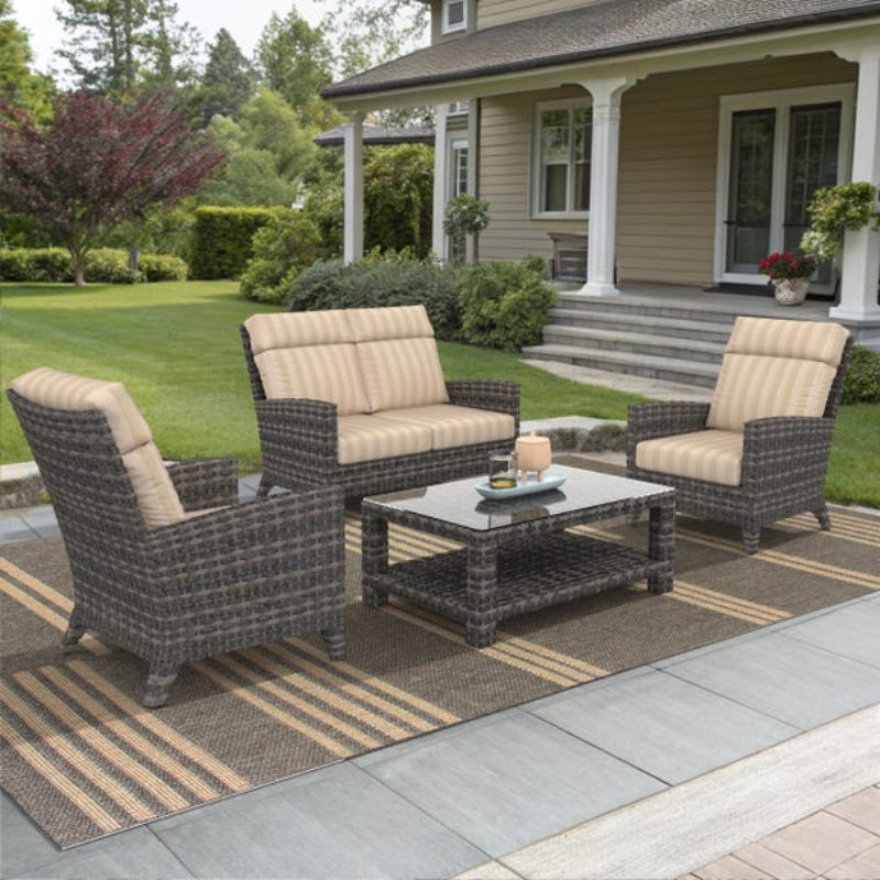 Forever Patio Cavalier 4-Piece Conversation Patio Set