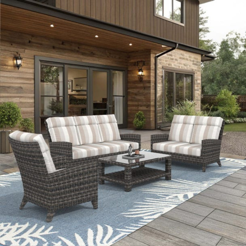 Forever Patio Cavalier 4-Piece Lounge Patio Set