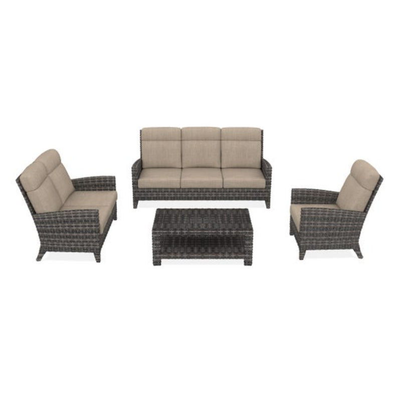 Forever Patio Cavalier 4-Piece Lounge Patio Set