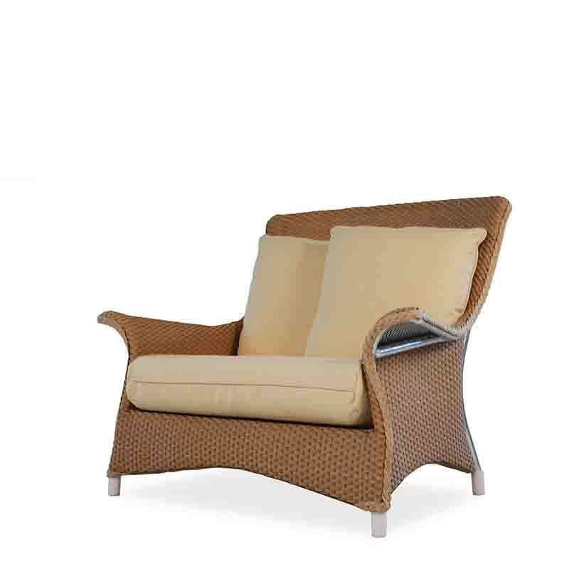Lloyd Flanders Mandalay  Wicker Chair And A Half