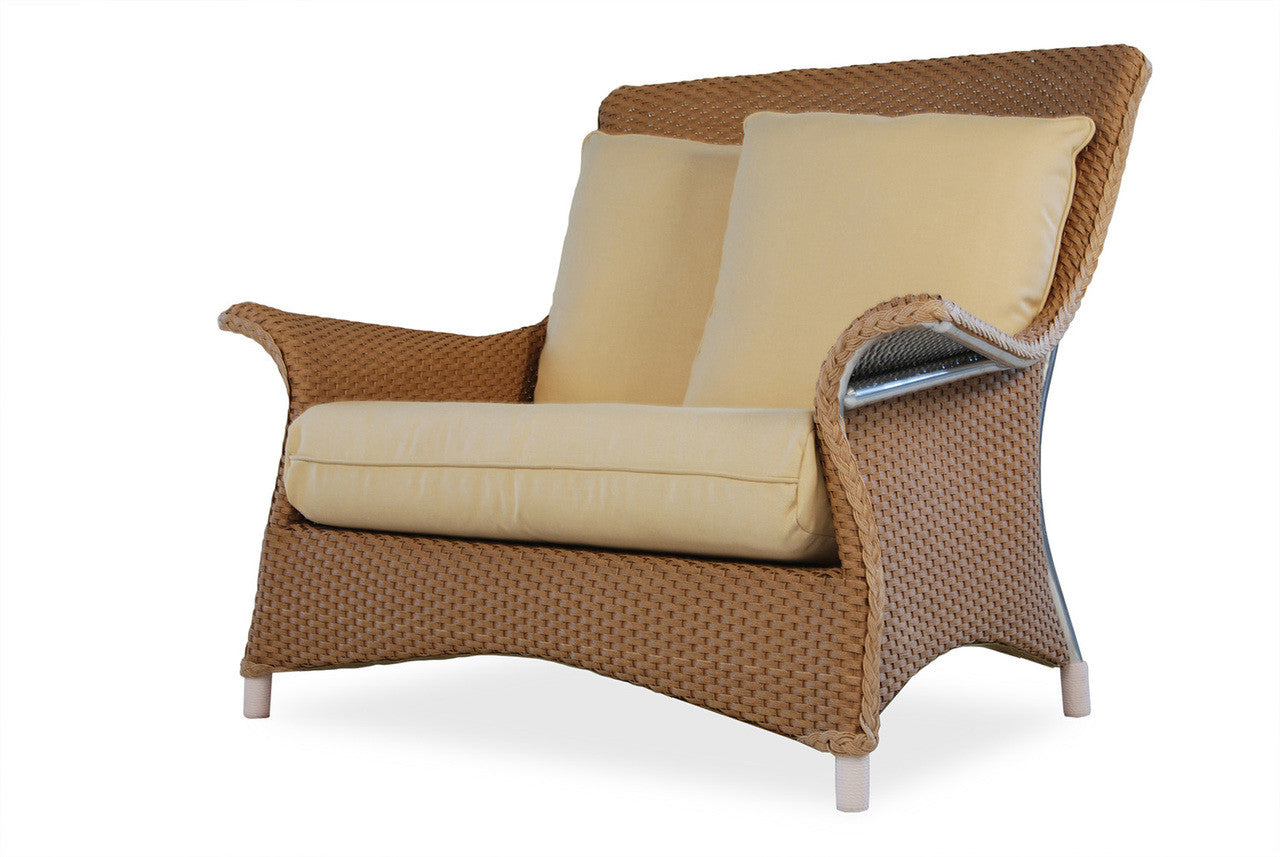 Lloyd Flanders Mandalay  Wicker Chair And A Half