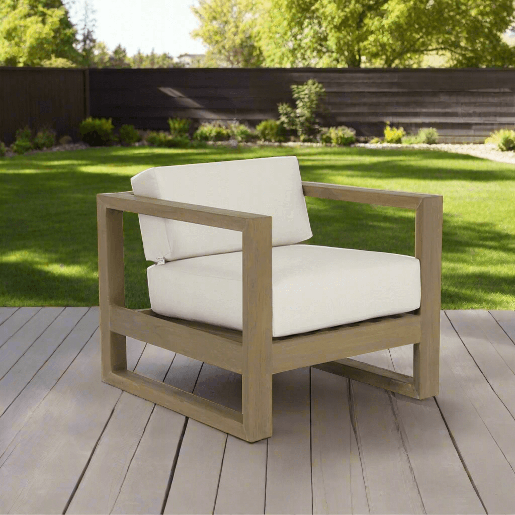 Sunset West Coastal Teak Club Chair