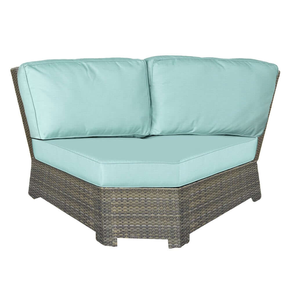 Forever Patio Barbados Wicker Sectional 45 Degree Corner