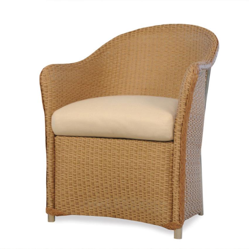 Lloyd Flanders Weekend Retreat Wicker Dining Arm Chair