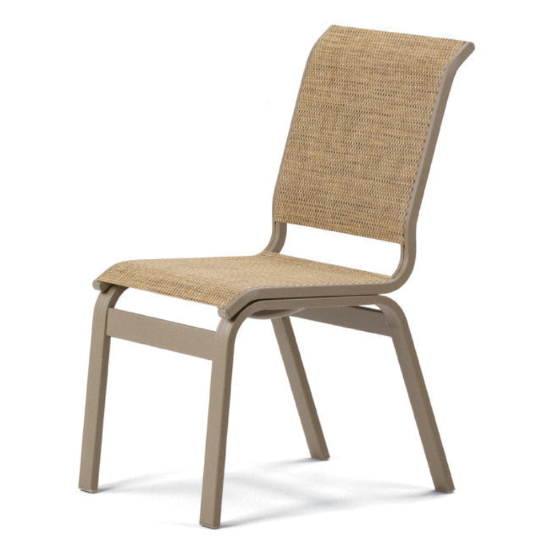 Telescope Casual Aruba II Aluminum Sling Outdoor Dining Height Armless Chair