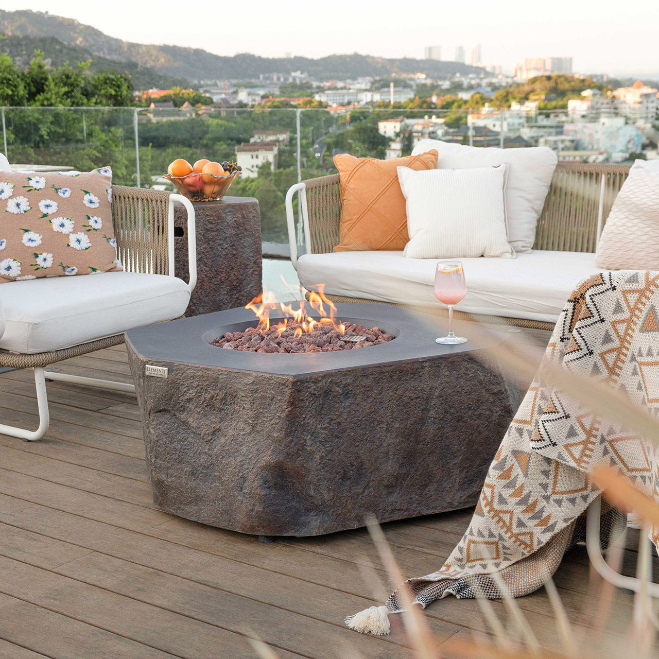 Elementi Columbia Fire Pit Table