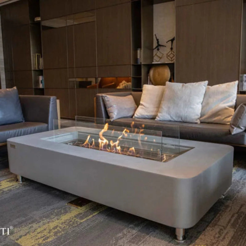 Elementi Sydney 30" Rectangle Concrete Ethanol Fire Table (ON SALE)
