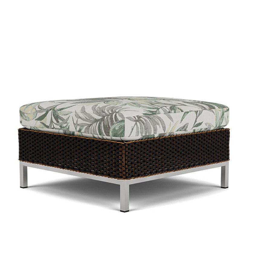 Lloyd Flanders Elements Wicker Ottoman