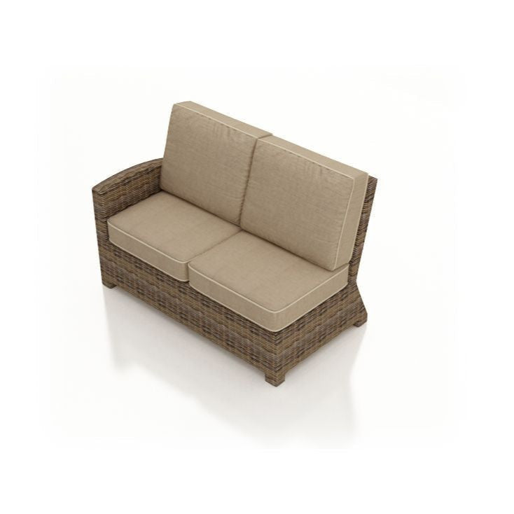 Forever Patio Cypress Wicker Sectional Left Arm Facing Loveseat