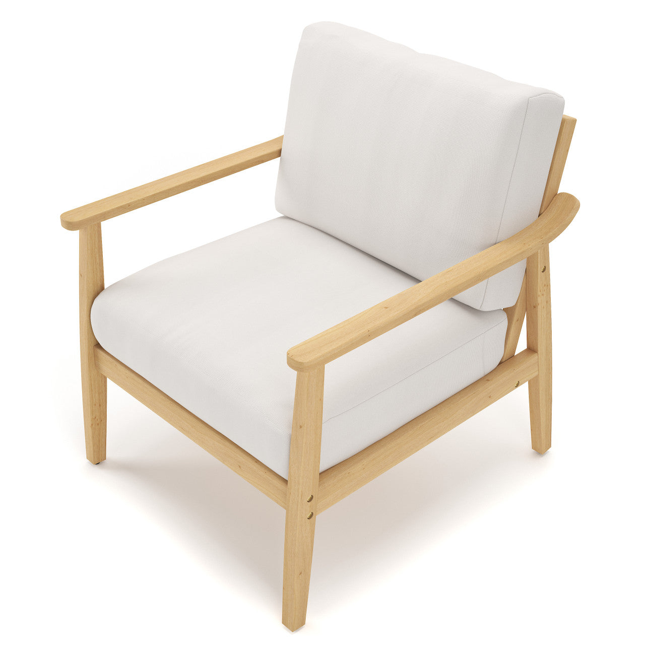 Forever Patio Hambrick Teak Hardwood Lounge Chair