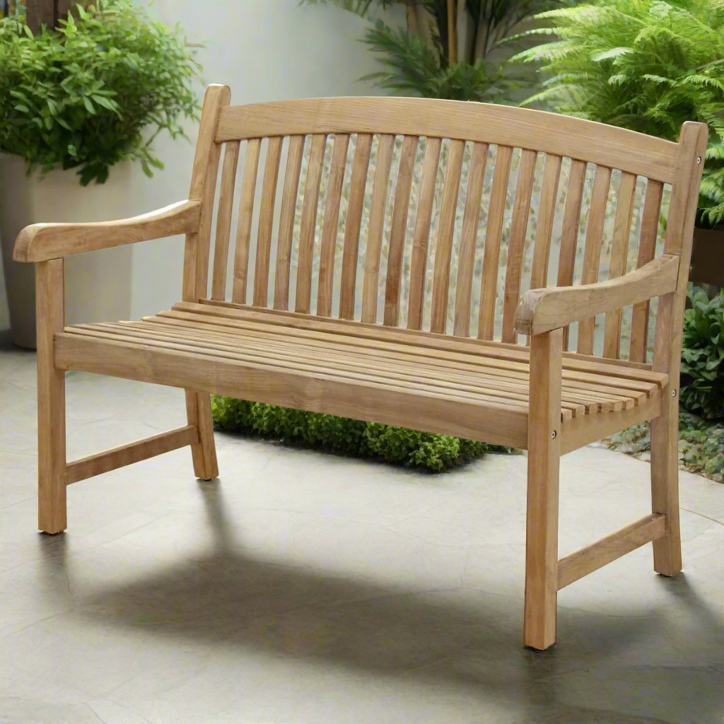 Forever Patio Universal Teak Dining Loveseat