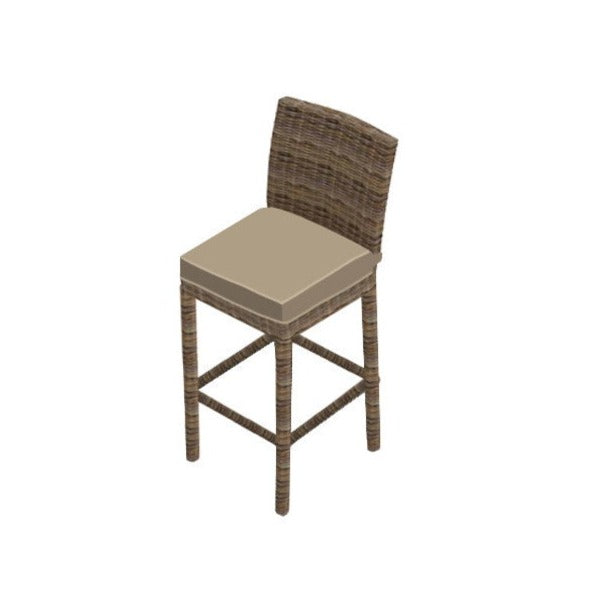 Forever Patio Universal Woven 30" Armless Bar Stool - Premium Weave