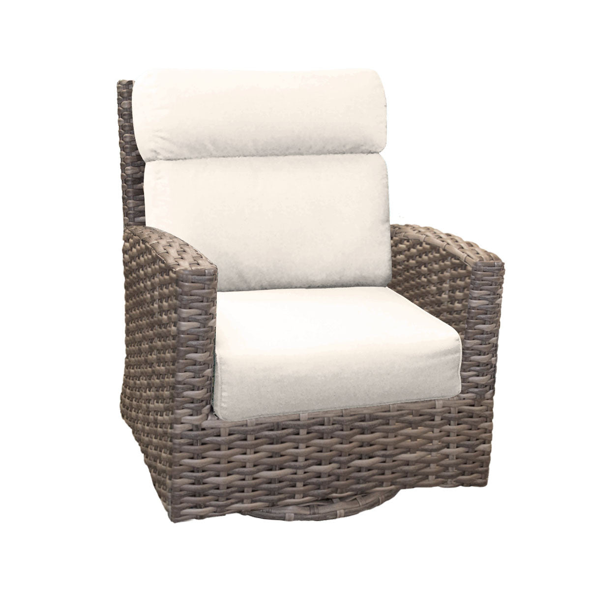 Forever Patio Universal Woven High Back Swivel Rocker - Premium Weave
