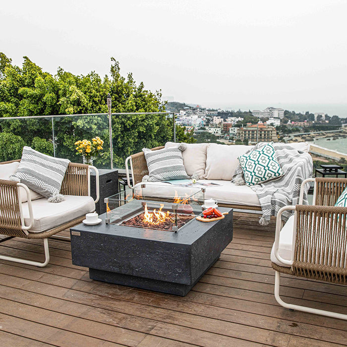Elementi Manhattan Fire Pit Table