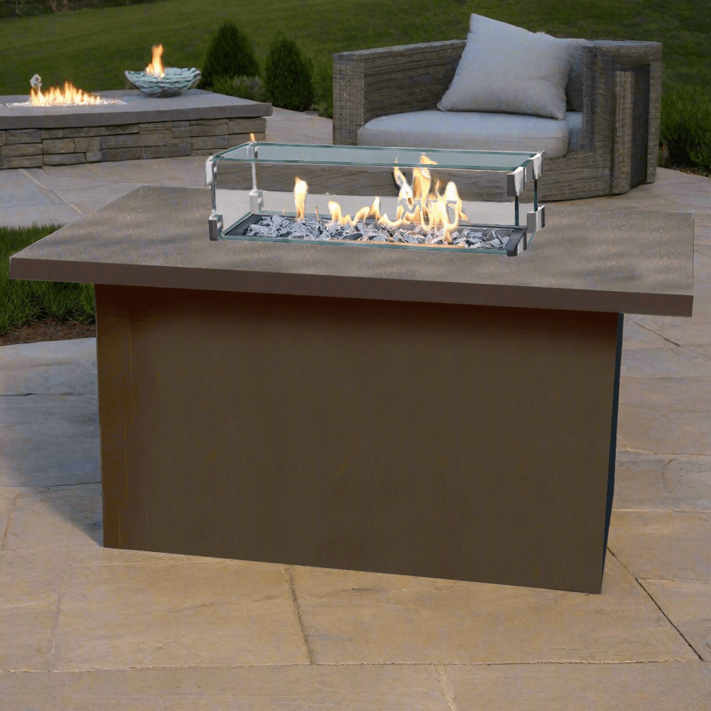 Forever Patio 48” x 32” Cal Sil Rectangle Fire Table by NorthCape International