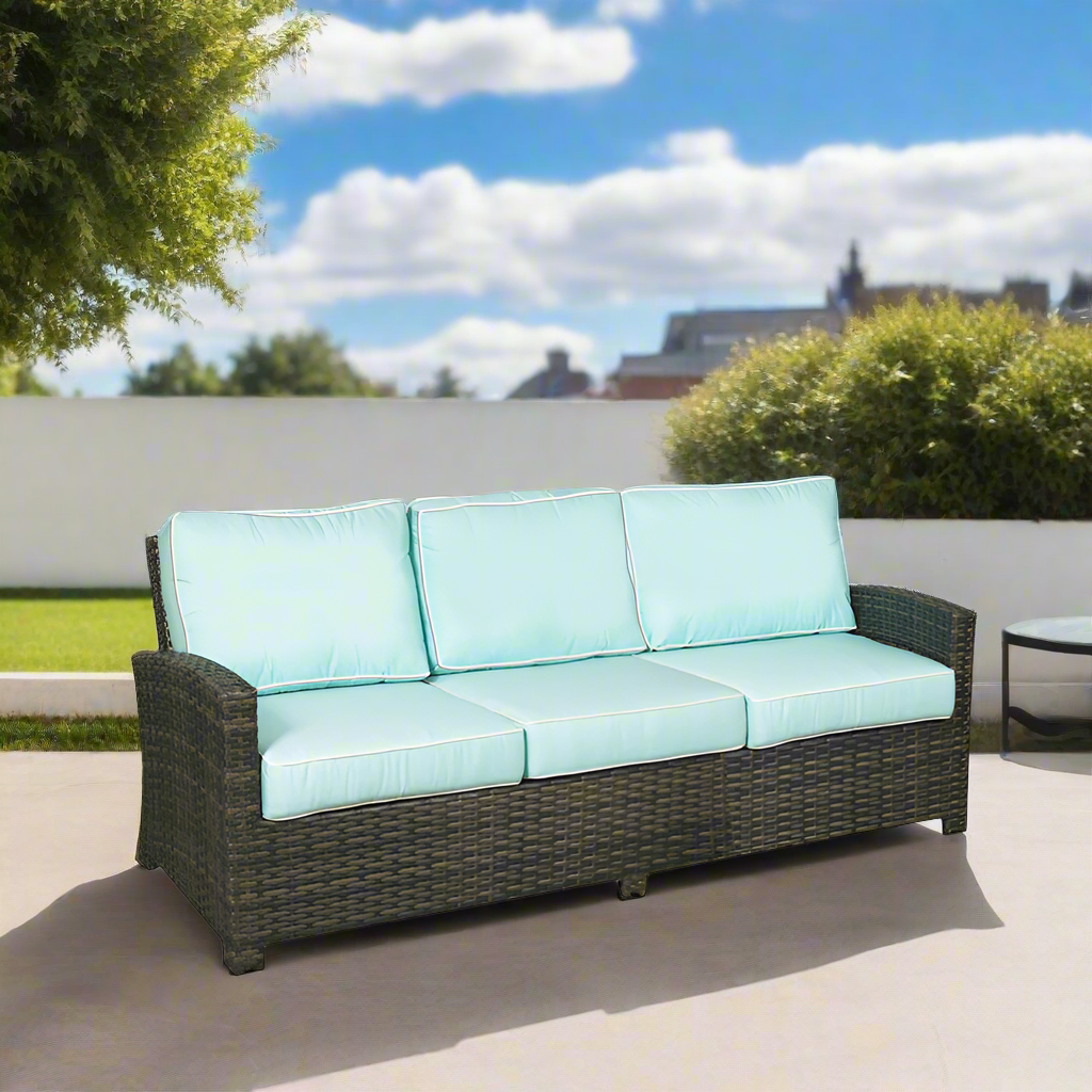 Forever Patio Brookside Wicker 3 Seater Sofa