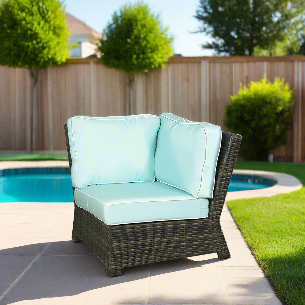 Forever Patio Brookside Wicker Sectional 90 Degree Corner