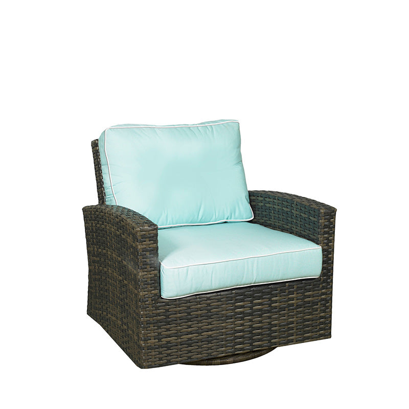 Forever Patio Brookside Wicker Swivel Glider