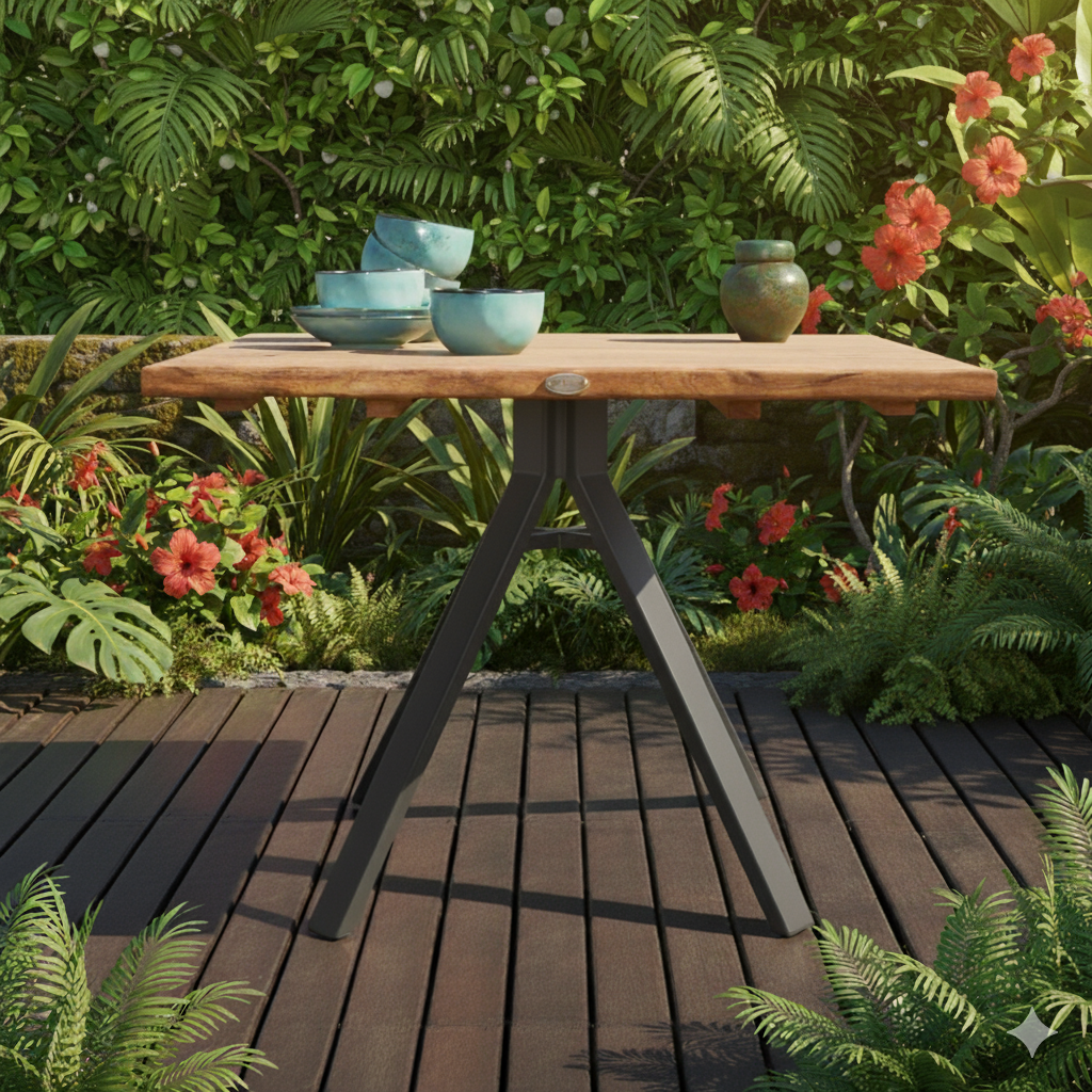 Skyline Design Calixto Square Teak Dining Table