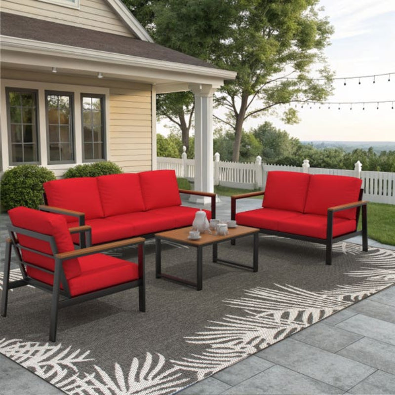 Forever Patio Hanover 4-Piece Lounge Patio Set