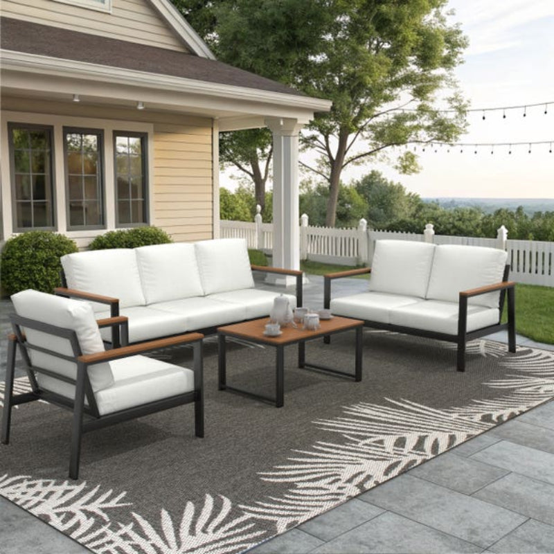 Forever Patio Hanover 4-Piece Lounge Patio Set
